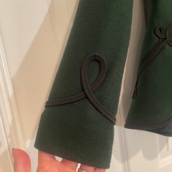 Ralph Lauren Green Embroidered Equestrian Blazer – Sz 4 - Picture 5 of 10